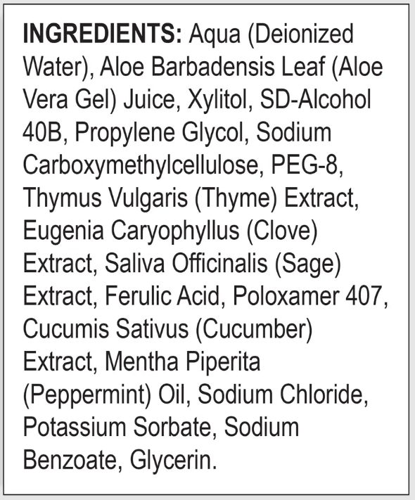 ProXental Ingredients